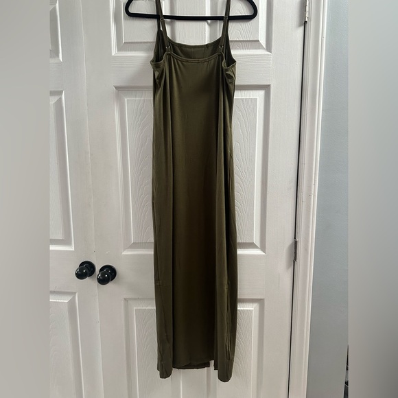 NWT Naggoo Women's High Slit Spaghetti Straps Maxi Dress Large - Picture 6 of 13